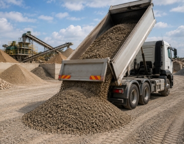 Aggregates supply for construction and building projects